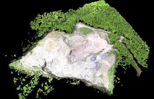 Pix4D point cloud